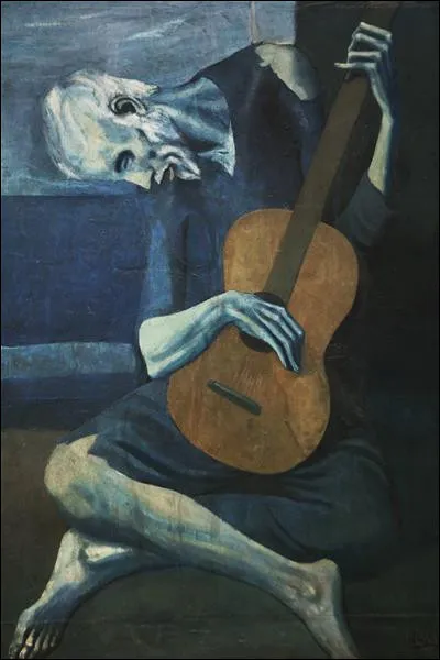 Who painted The Old Blind Guitarist?