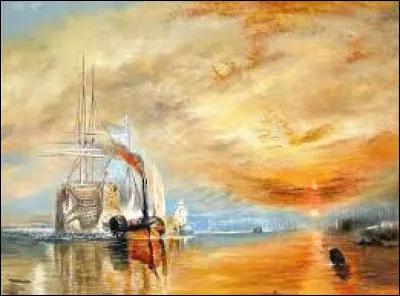 Who painted the painting entitled The Last Voyage of the Temeraire?