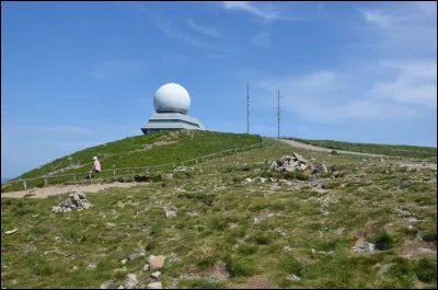 The Grand Ballon is the highest peak in the Vosges mountains.