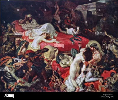 Who painted The Death of Sardanapalus?
