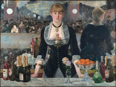 Who painted Un bar aux Folies Bergere?