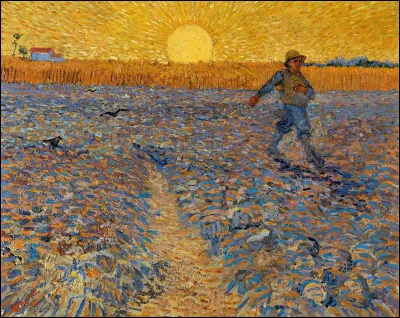 Who painted The Sower at sunset?