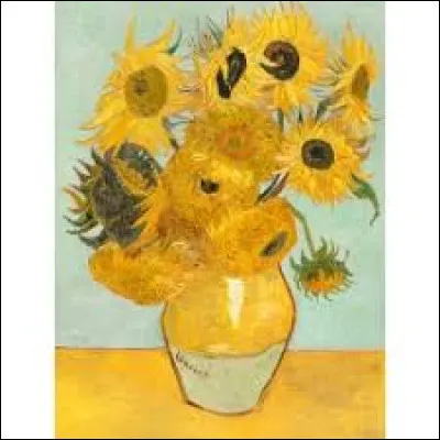 Vincent Van Gogh painted sunflowers.