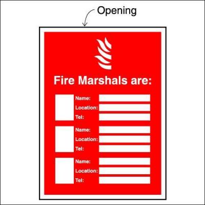 Which of the following are trained Fire Marshals at Analox?