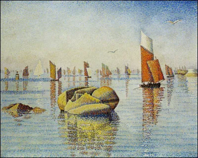 Who painted Concarneau, matin calme ?
