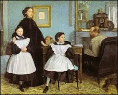 This painting entitled The Bellelli Family was painted by Edgar Degas.