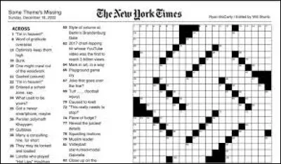 What do you call a crossword enthusiast?