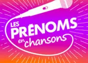 Quiz Prénoms en chanson (1)