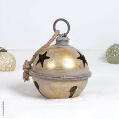 What do you need to add to gre to get the name of a bell made of a hollow metal ball with holes in it, containing a piece of metal that makes it ring when shaken?