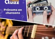 Quiz Prénoms en chanson (2)