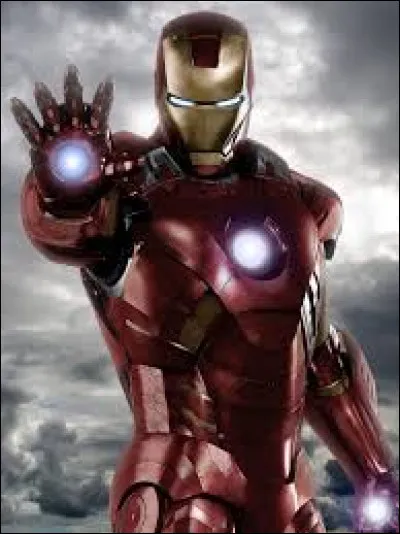 This red-and-yellow-armored superhero is Spider-Man.