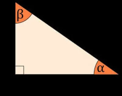 Which triangle is concerned by the Pythagorean theorem?