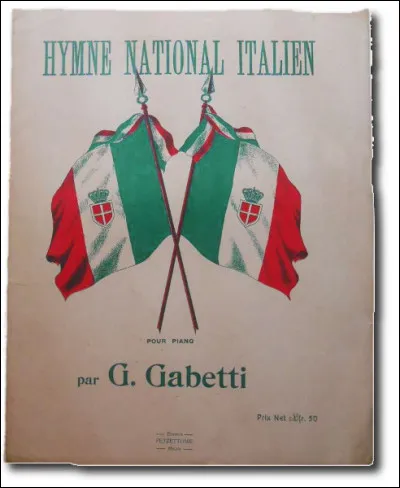 What year was the Italian anthem composed?