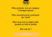 Quiz Une solution pour une charade
