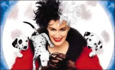 In Stephen Herek's 101 Dalmatians, Cruella d'Enfer is played by actress Glenn Close.