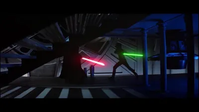 During the final confrontation between Luke and Darth Vader, Darth Vader protects Luke from Emperor Palpatine and seconds before his death, he switches back to the "light" side (=good side, in my opinion).