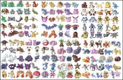 The first generation consists of a total of 151 Pokemon.