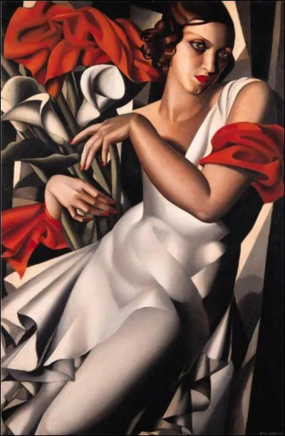 From which movement is the work of Tamara de Lempicka, author of Portrait d'Ira Perrot in 1930, representative?