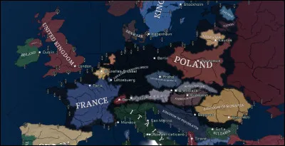 Which countries are on the