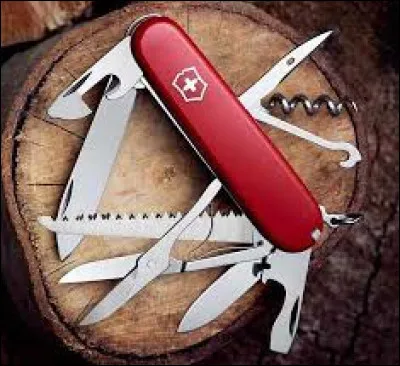 This multifunction pocket knife is called a butterfly knife.