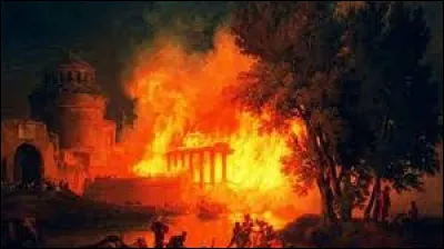 JULY 18, 64 - Which major European city was ravaged by a fire that lasted for six days?
