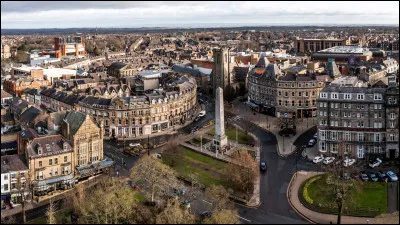 What is this town of 70,000 inhabitants, a spa town in the county of North Yorkshire?