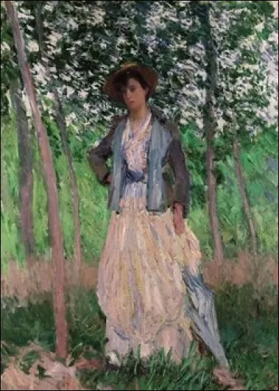 Who painted this beautiful Promeneuse in 1887?