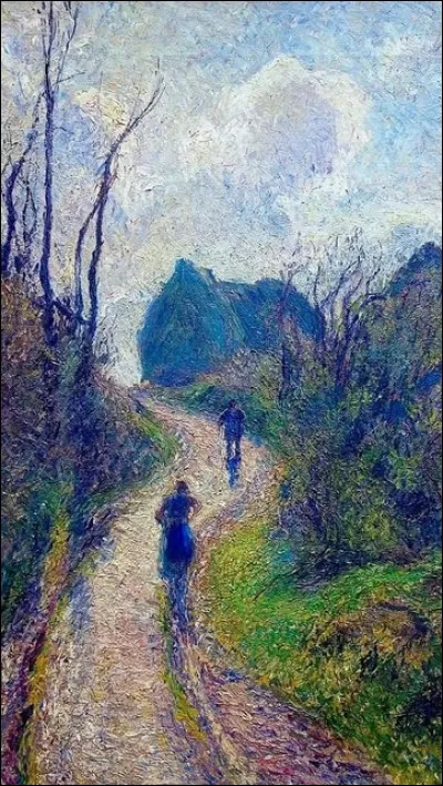 Who painted this Montee vers Osny in 1883?