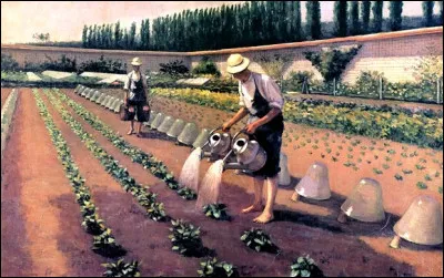 Which painter often executes scenes at work?