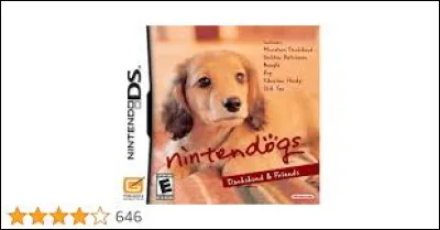 In what year was Nintendogs: The Dachshund and Friends released on the Nintendo DS system?