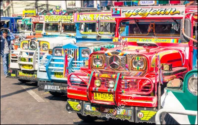What is the most popular colorful mode of transportation in the Philippines?