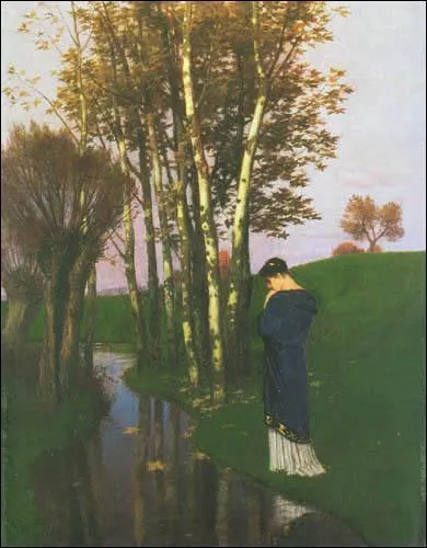 Which Swiss painter painted 'Pensees d'automne'?