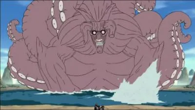 Who is the host of the demon Hachibi ?