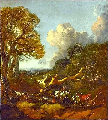 Which English painter painted 'Arbre couche'?