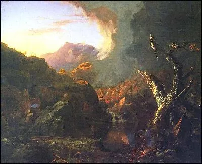 Which American painter painted 'Landscape with Dead Trees'?