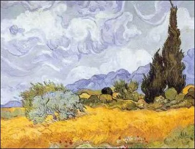 Which Dutch painter painted 'Champ de ble aux cypres'?