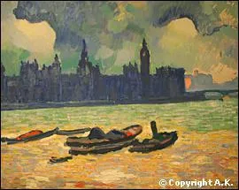 Which Fauvist painter painted 'Le Parlement la nuit'?
