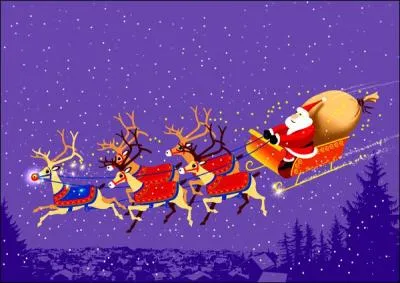 First performed in 1946, Petit papa Noel is Tino Rossi's best-known song. It says: Quand tu seras sur ton beau nuage viens d'abord ... Or?