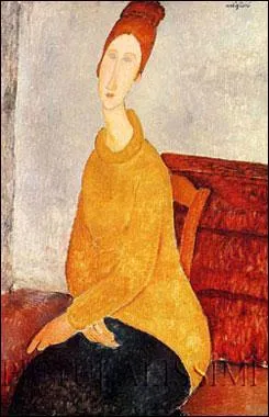Who painted 'Jeanne Hebuterne au pull jaune'?