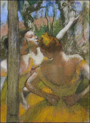 Who painted 'Dancers in Yellow'?