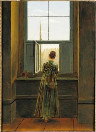 Who painted 'Femme a la fenetre'?