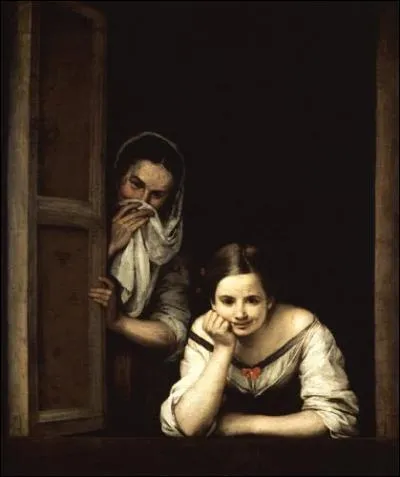 Who painted 'Filles a la fenetre'?