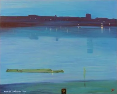 Who painted 'Nocturne in Blue and Silver'?