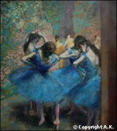 Who painted 'Blue Dancers'?