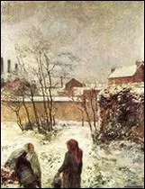 Which post-impressionist painter created 'Le jardin en hiver rue Carcel'?