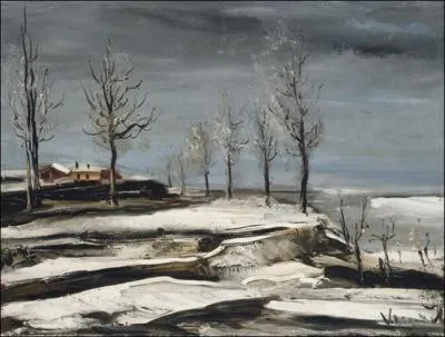 Which Fauvist painter painted 'Winter Landscape'?