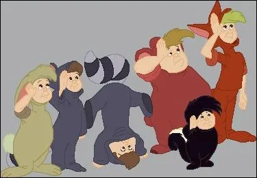 In which cartoon can we see the lost children ?