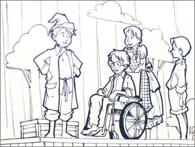 'I could hardly believe it. He actually stood up in front of the whole audience. He stuttered a bit, but apart from that it was perfect. ' From this quote, we know that 'he' is_________.