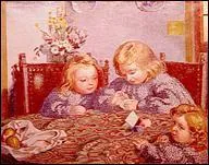 Who painted 'La lecon de couture'?