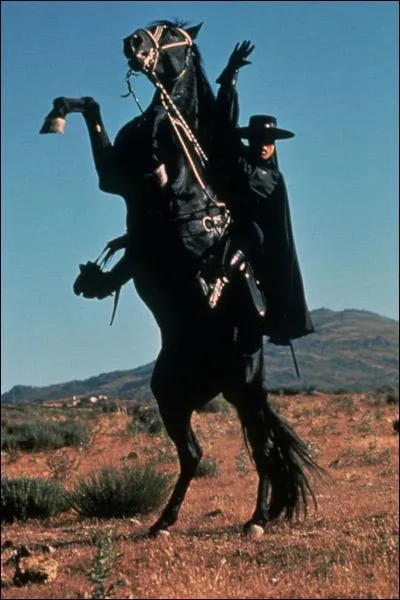 In 1975, which French actor played Zorro in Duccio Tessari's film?